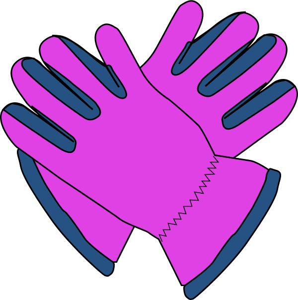 Gloves - vector Clip Art