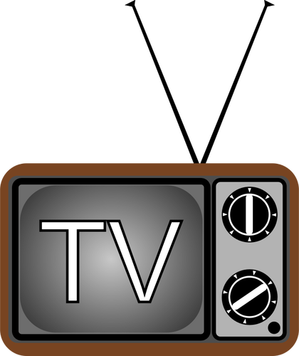 Old TV set vector illustration | Public domain vectors