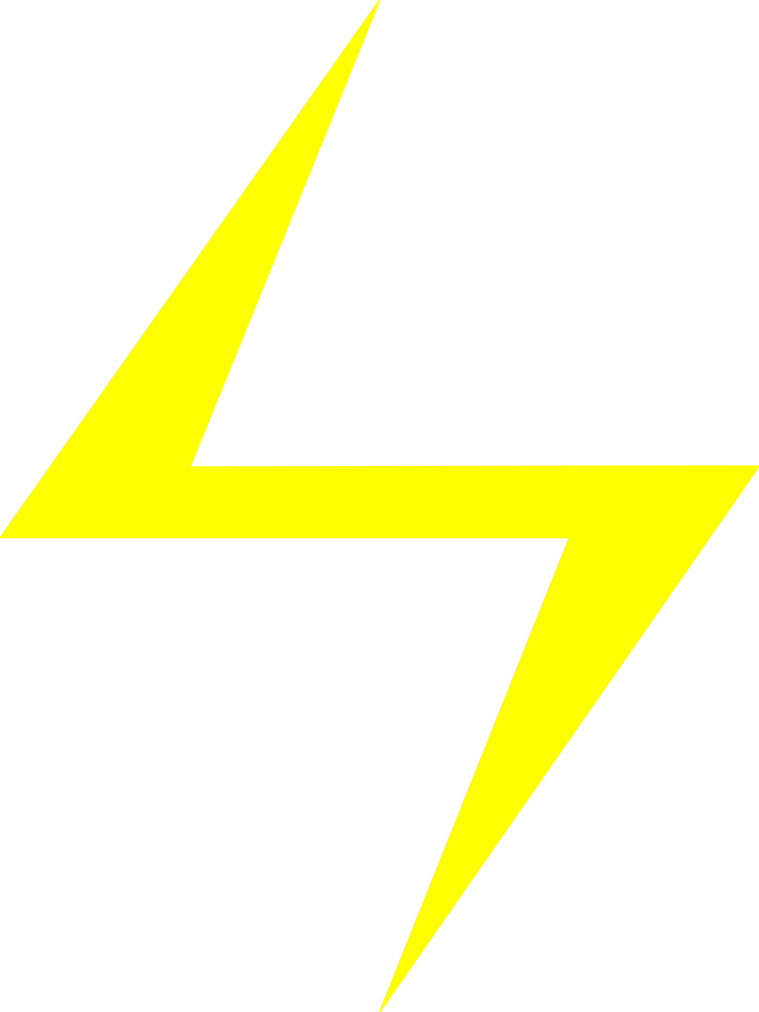 Yellow Lightning Bolt - ClipArt Best