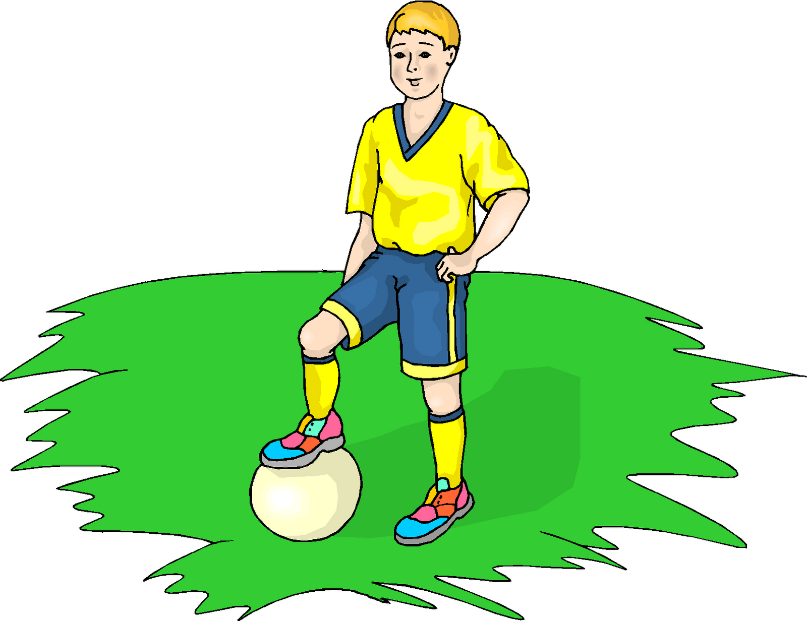 Image of English Football Player Clipart #8146, Clip Art Football ...