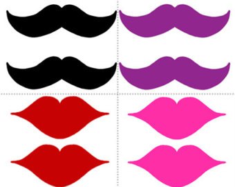 Lips Template. best photos of template of lips lip and mustache ...