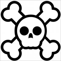 Skull and cross bones Free vector for free download (about 4 files).