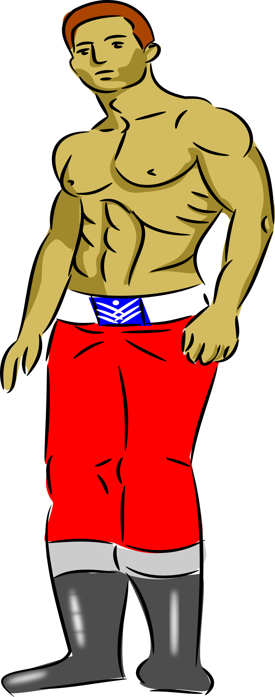 Body Builder Vector - ClipArt Best