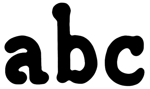 Alphabet Bubble Letters