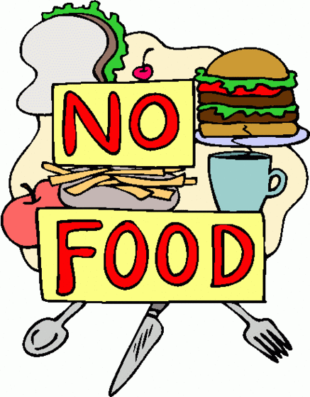 No Food Clipart - Tumundografico