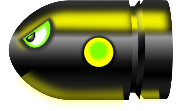 Alien Bullet Clip Art - vector clip art online ...