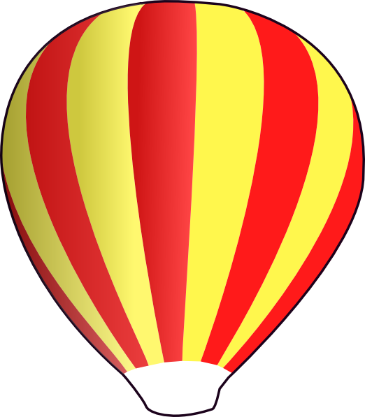 Hot Air Ballon clip art Free Vector