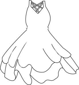 White Dress clip art - vector clip art online, royalty free ...