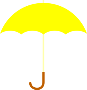 Yellow Umbrella Clip Art - vector clip art online ...