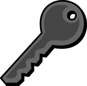 Dark Key clip art - vector clip art online, royalty free & public ...