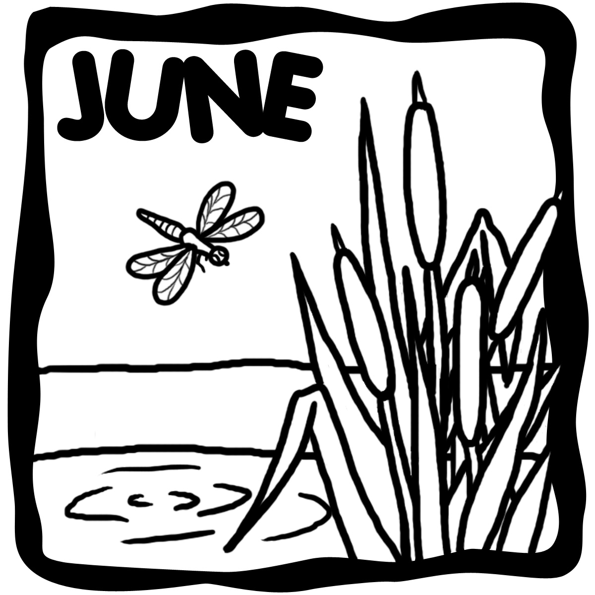 June Clip Arts Calendars | Perseidtx