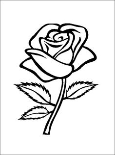 Rose Template Printable ClipArt Best