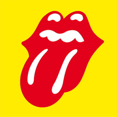 The rolling stones logo clipart