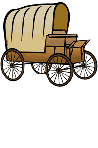 Covered Wagon Clipart