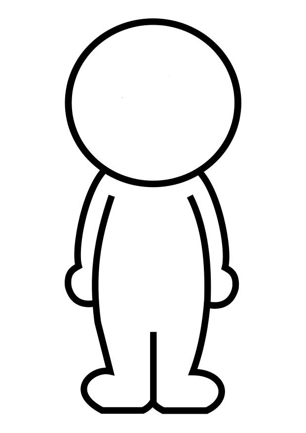 Blank Person Outline ClipArt Best