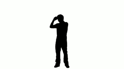 Man Standing Silhouette