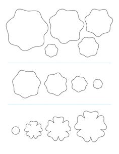 Felt Flower Template | Flower Template, Felt Flowers Pat…