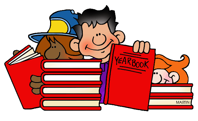 Free School Clip Art by Phillip Martin, Yearbook