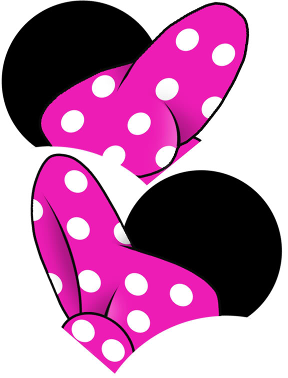 Pink Minnie Mouse Head - Free Clipart Images