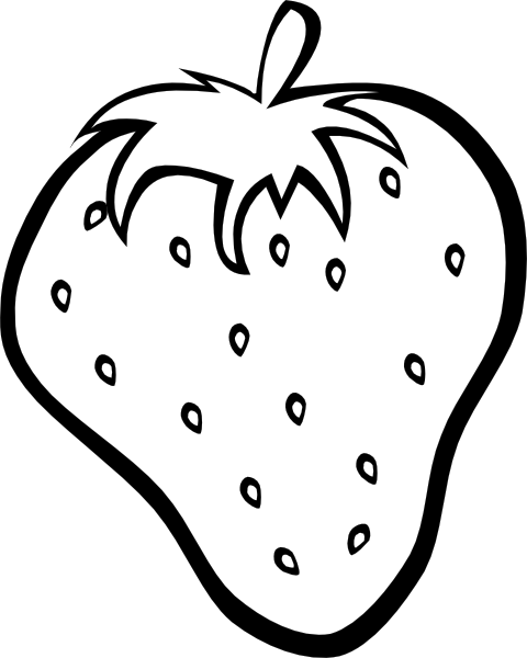 Fruit And Vegetable Clip Art Black And White ...