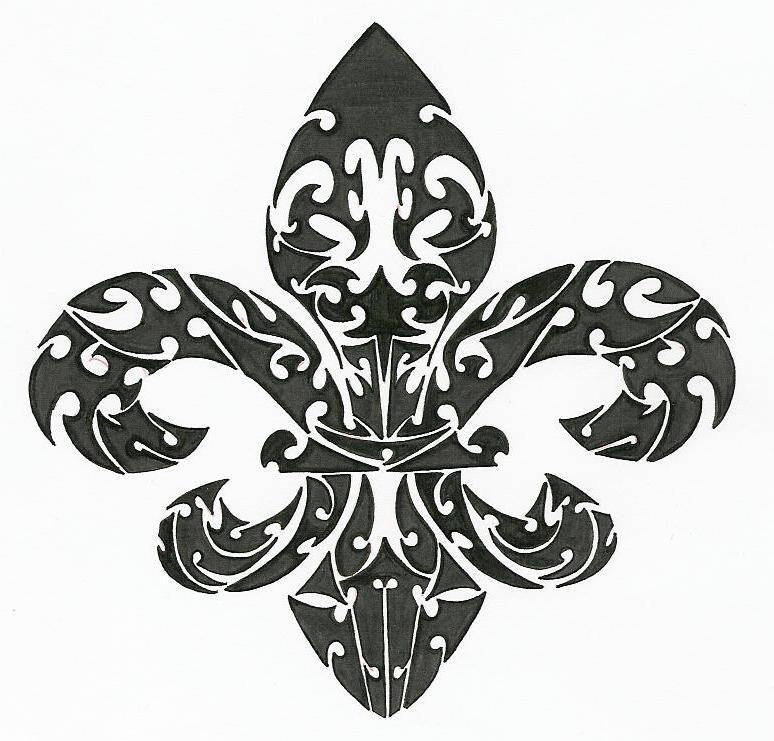 Fleur de Lis Tattoo by ladyserenity2002