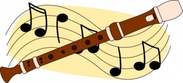 Flute Music clip art | Download free Vector