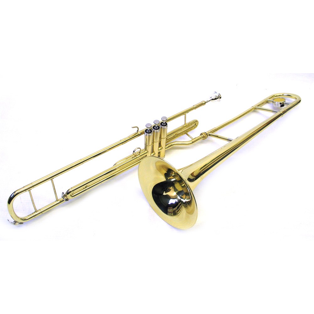 USA Music Supply New Brass Tenor C Trombone 3 Piston Valve TB-