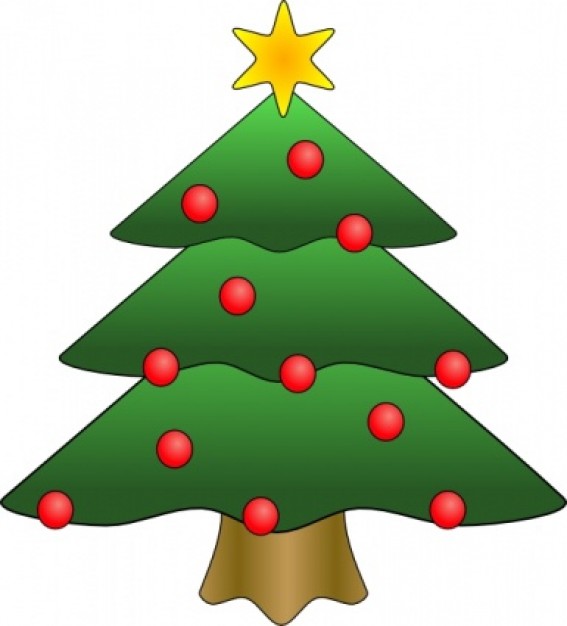 Christmas Tree clip art | Download free Vector