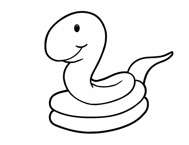 Snake - Free Printable Coloring Pages