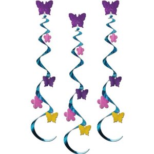 Amazon.com - Butterfly & Flower Whirls Party Accessory (1 count) (