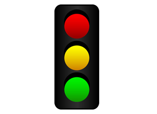Road Traffic Light - Red, Green & Yellow Signal free vector ...