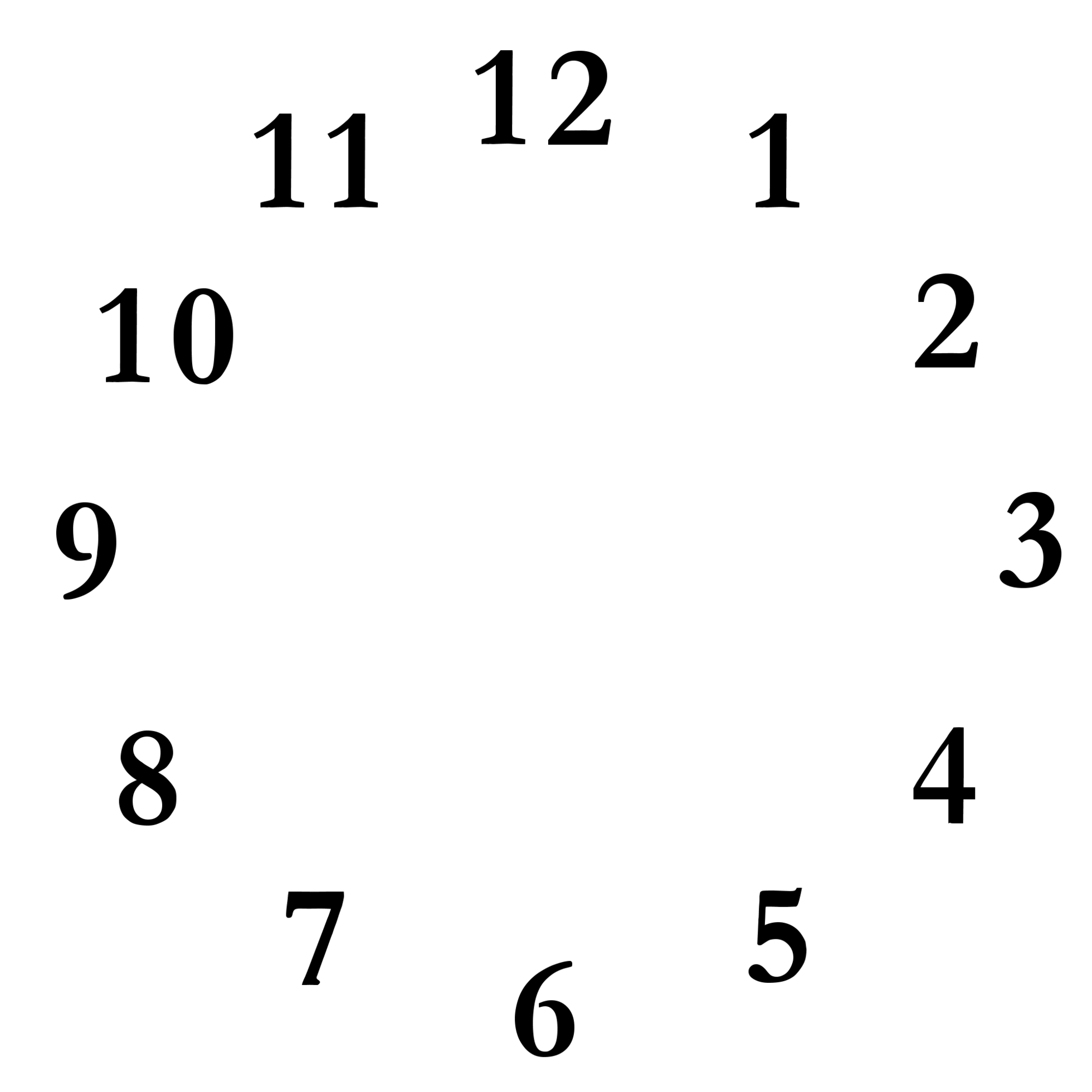 24 Hour Clock Template ClipArt Best