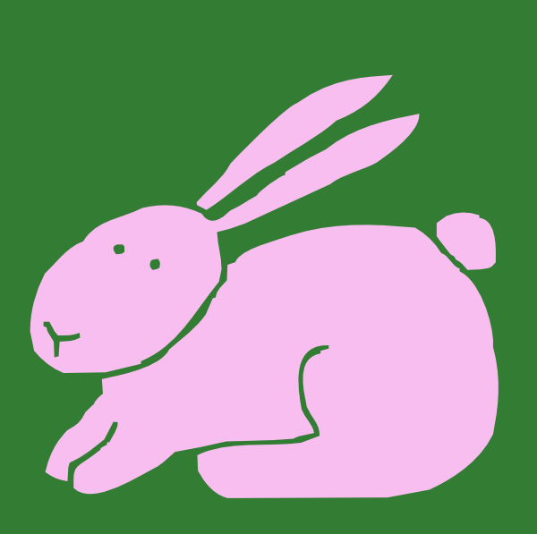 Bunny clip art Free Vector