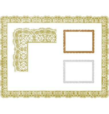 Certificate Borders Vector Free