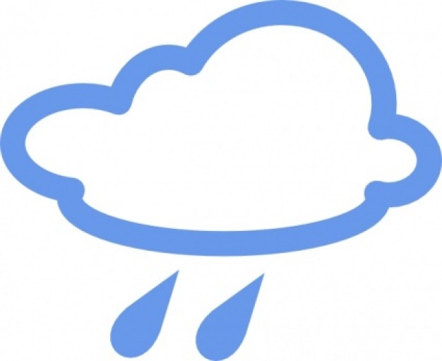 Rainy Weather Symbols clip art | Download free Vector