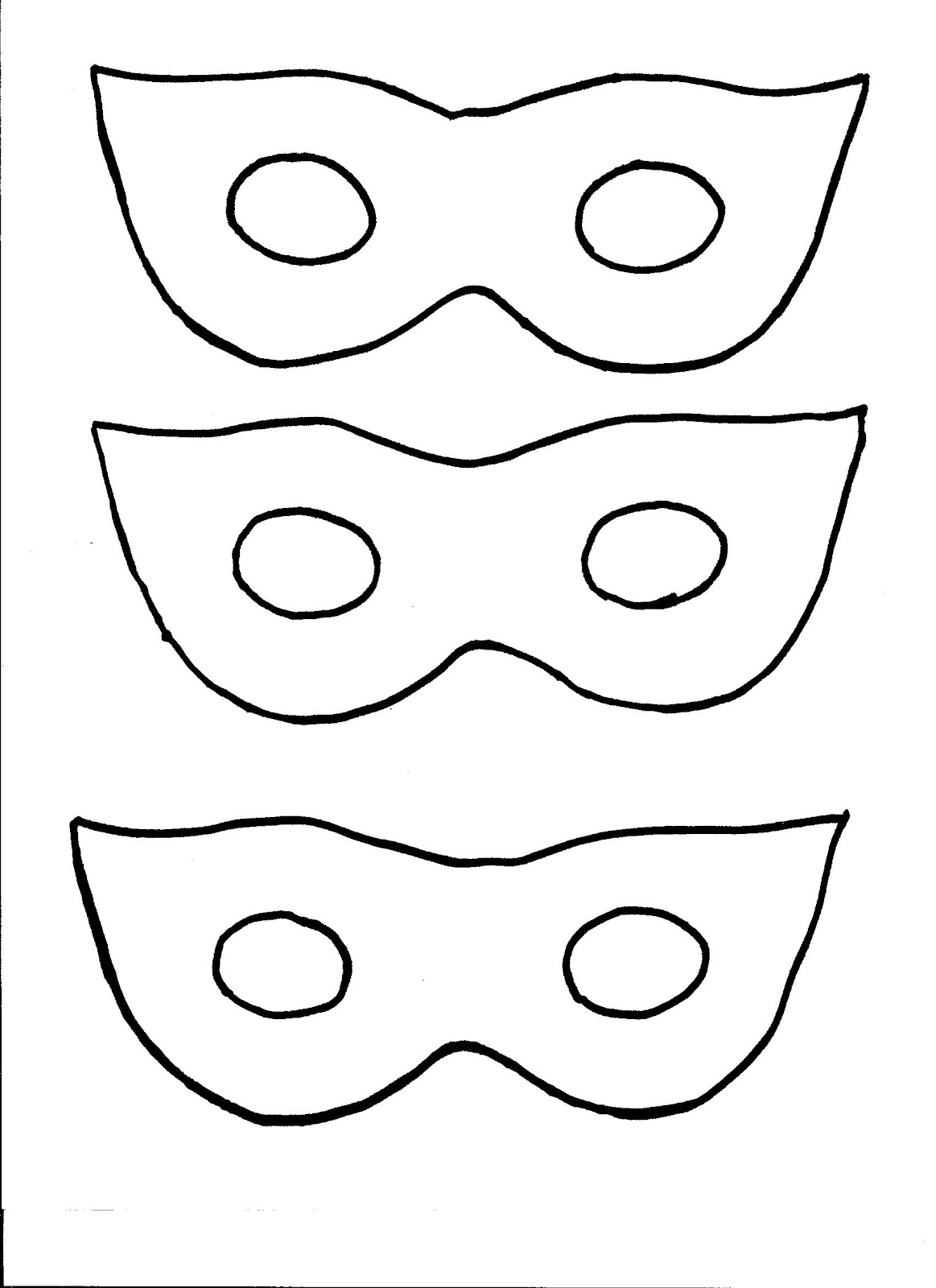 Ninja Eye Mask Pattern