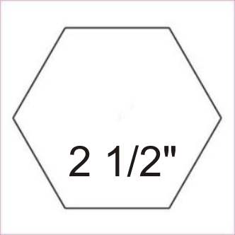 8 Inch Hexagon Template - ClipArt Best