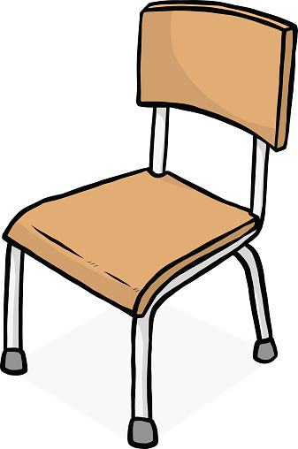 School Chair Clip Art