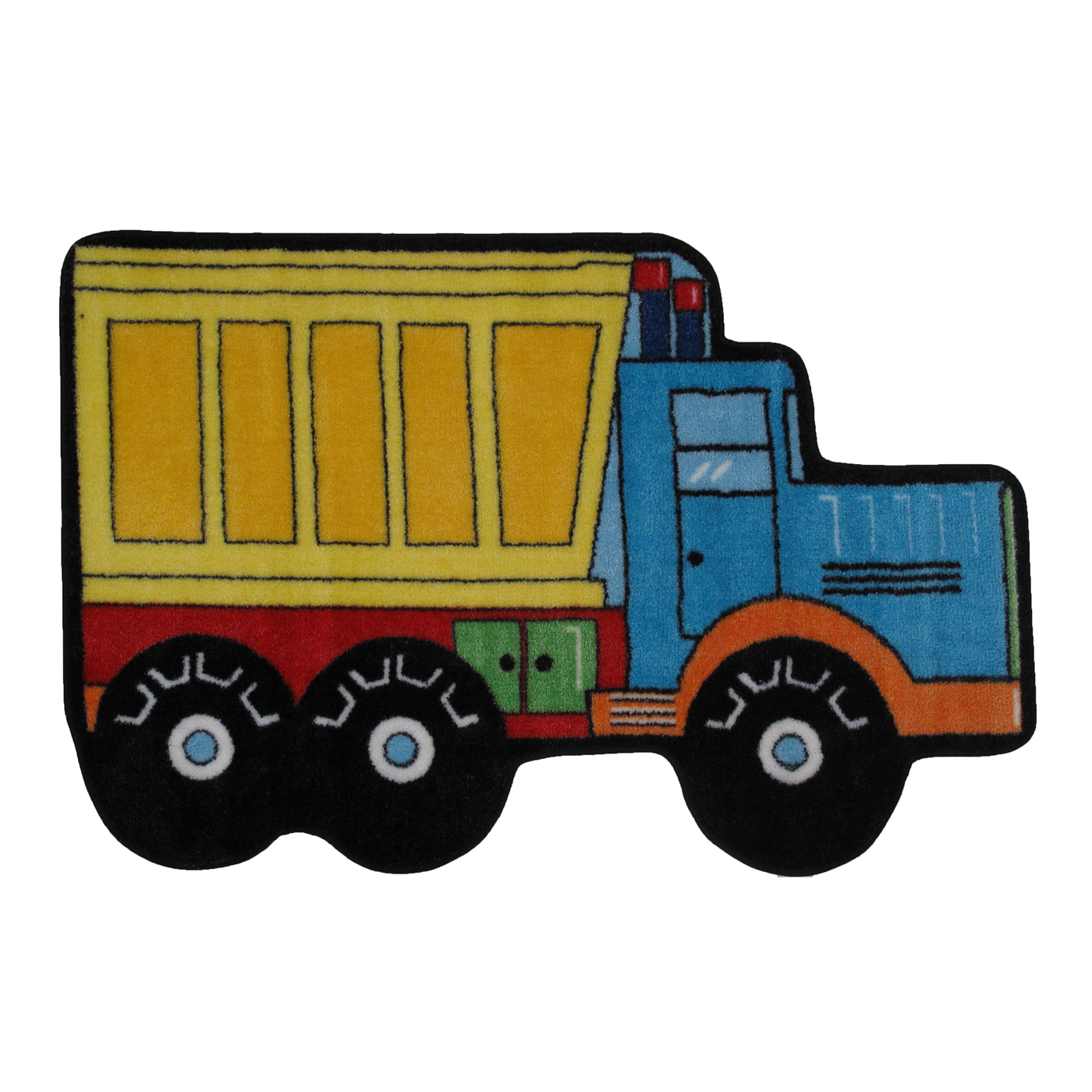 Fun Rugs FTS-132 3147 Fun Time Shape Dump Truck Kids Rug - ClipArt Best ...