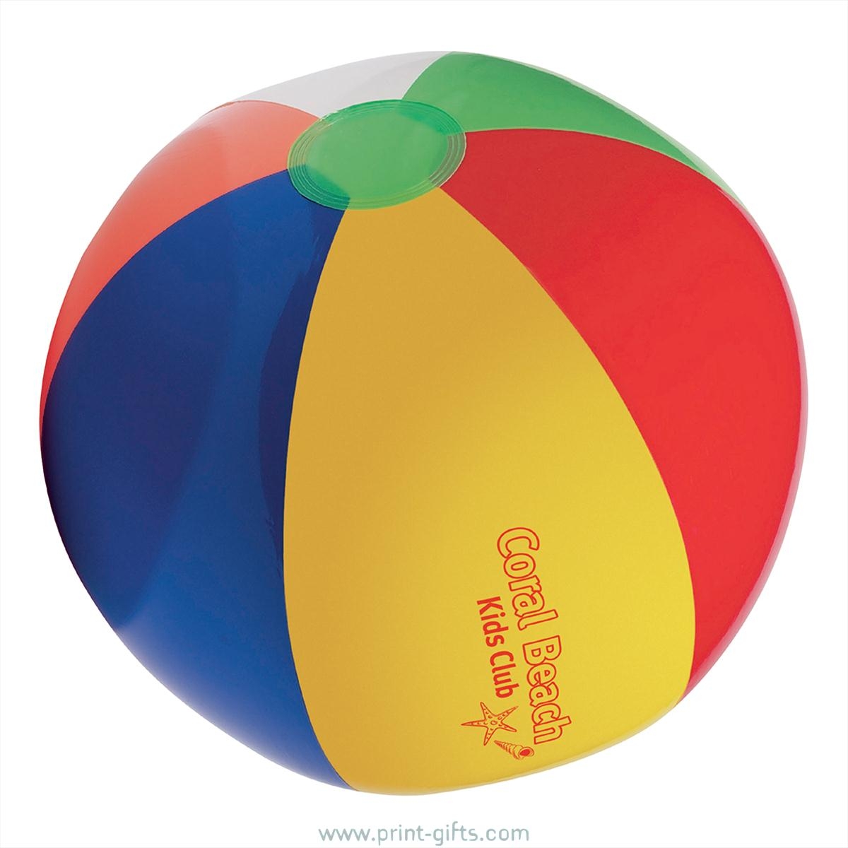 Large Printed Beachballs | Branded Promotional Merchandise | Navillus ...