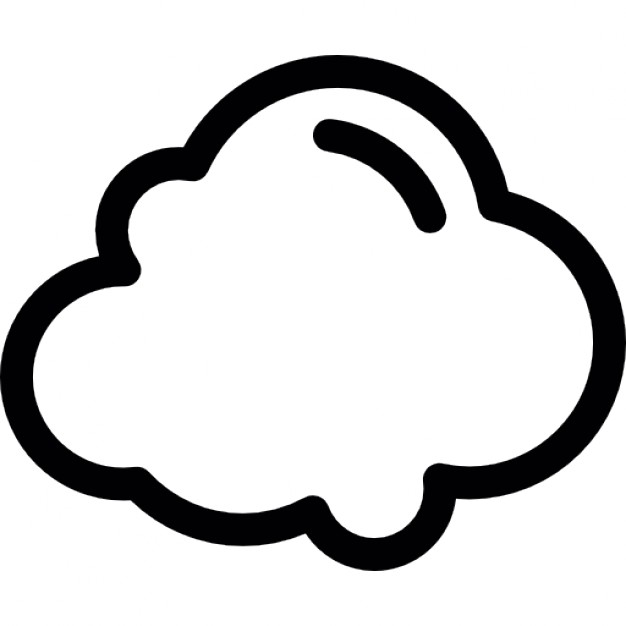 White cloud outline Icons | Free Download - ClipArt Best - ClipArt Best