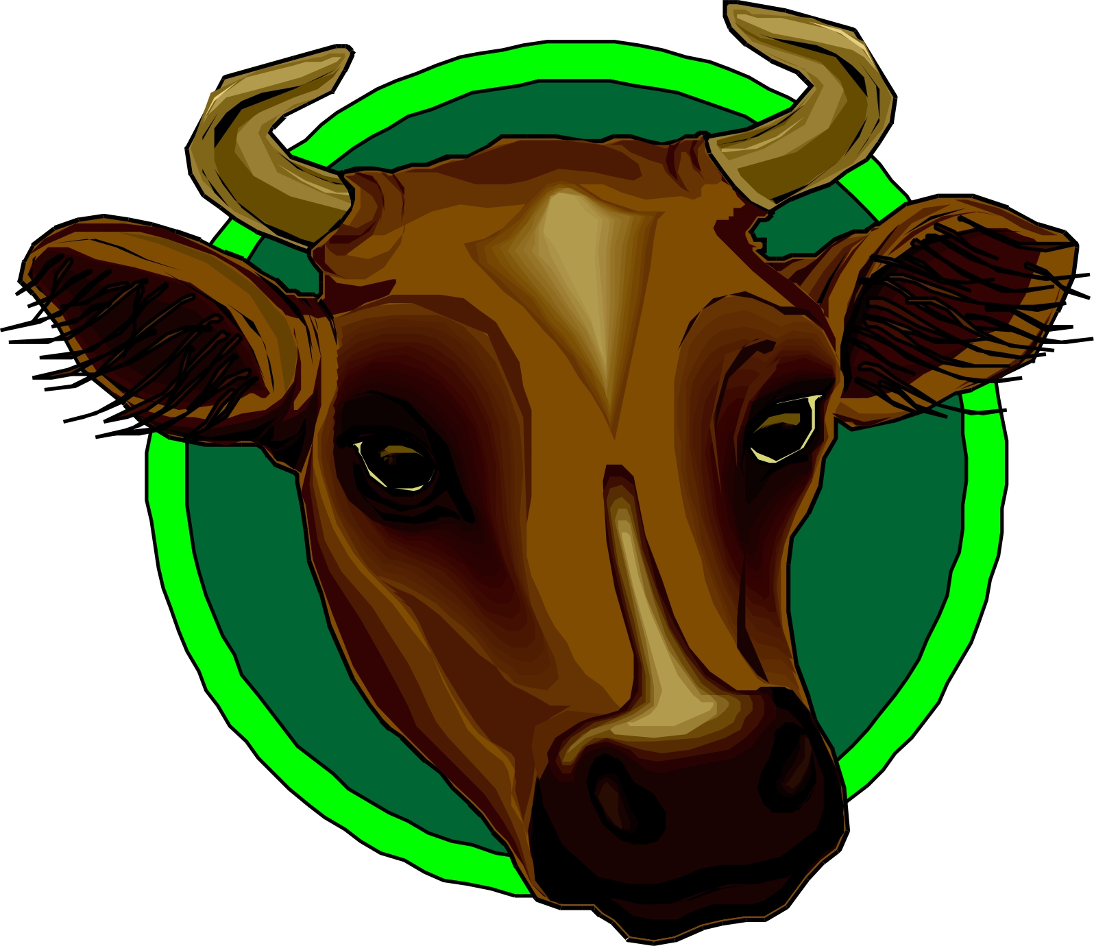 Cow Head Cartoon Images - Cow Head Clip Art | Bodenewasurk
