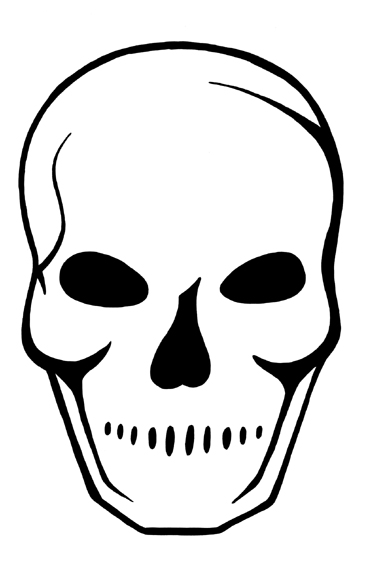 Skull Outline - ClipArt Best