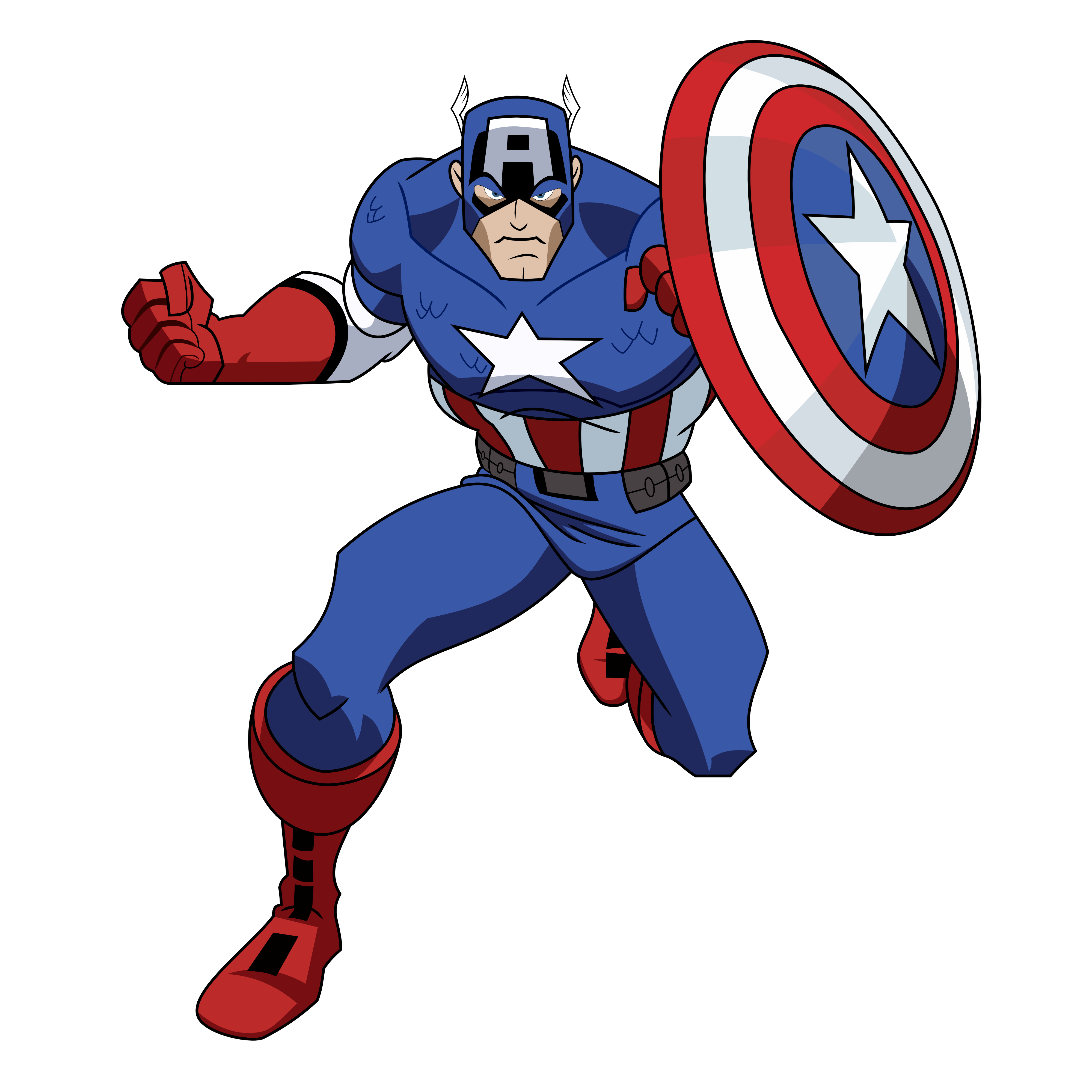 Cartoon Captain America Pictures - America Captain Chibi Cartoon Hd ...