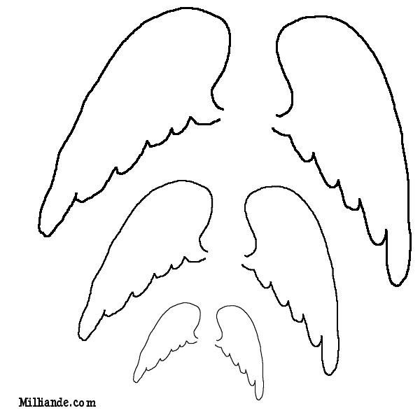 Angel Wings Drawing Easy - ClipArt Best