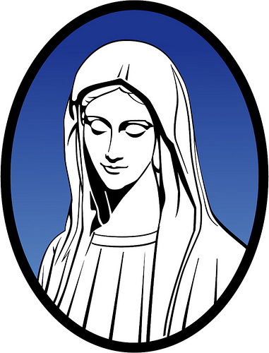 Mary Mother Of Jesus Vector Illustration - a photo on Flickriver ...