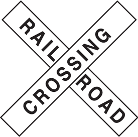 Traffic Signs - Railroad Crossing | Traffic Control Sign | Seton ...