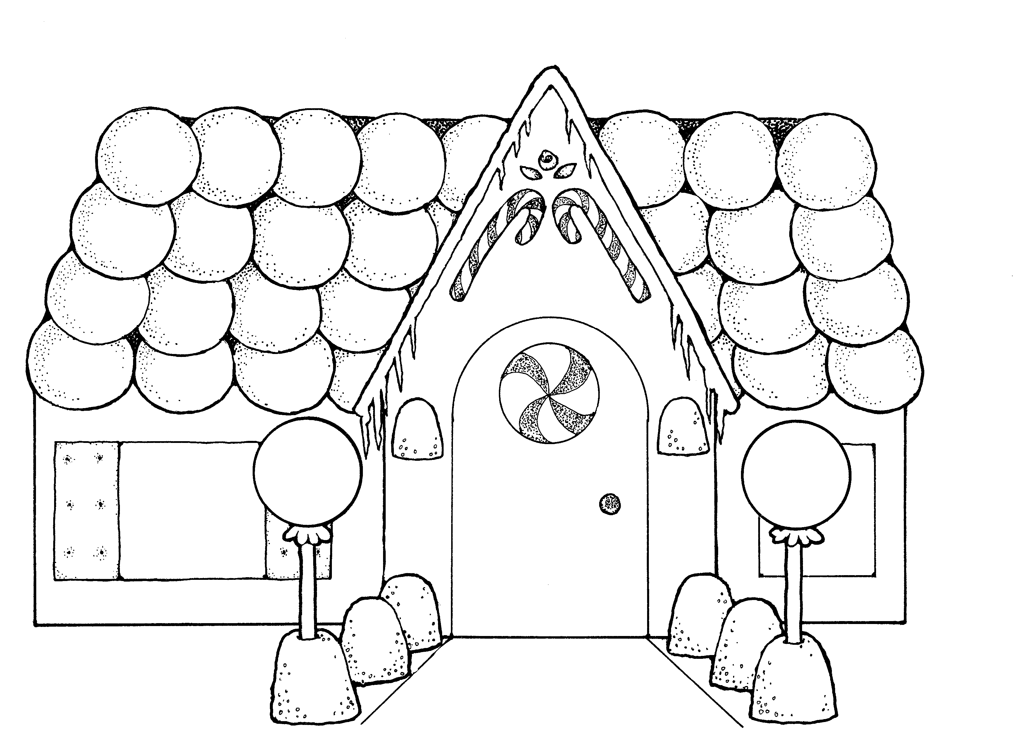 Christmas Gingerbread House Clipart Gingerbread house clip art