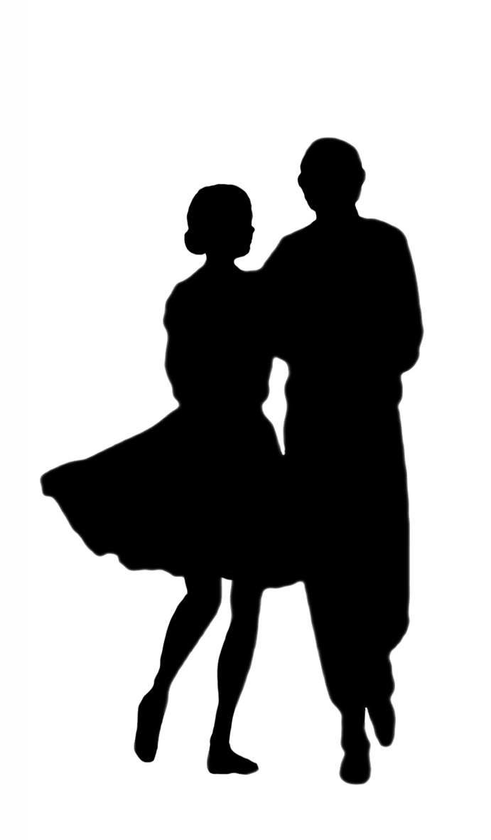 Couples Swing Dancing Silhouette - ClipArt Best