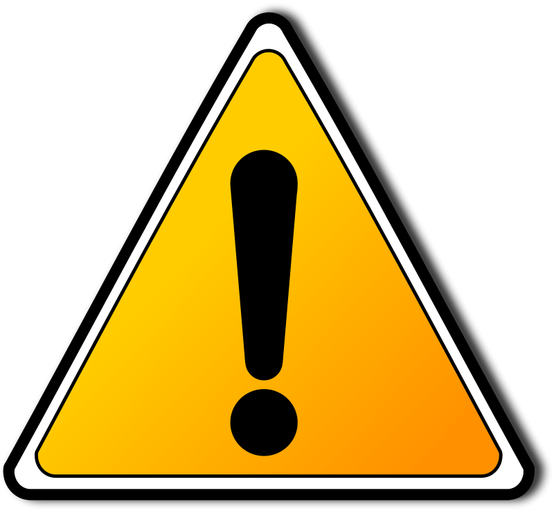 Warning Sign Clip Art - ClipArt Best